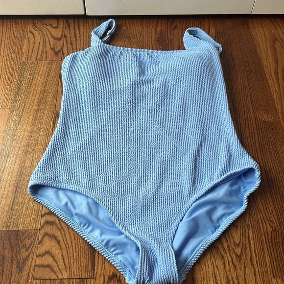 Kona Sol Full Coverage Pucker Textured One Piece Swimsuit Size Large NWT - Picture 3 of 6